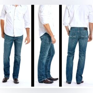 Rock & Roll Revolver slim Straight denim blue jeans. Men’s 28x32